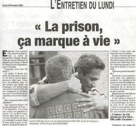 "La prison ça marque à vie"