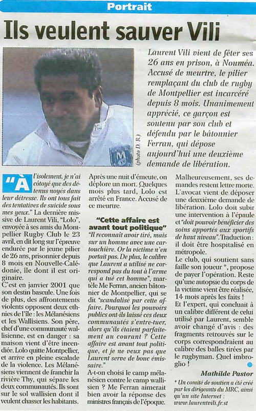 Ils veulent sauver Vili
